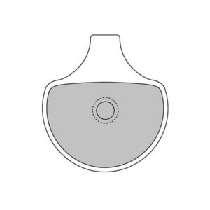 Road Platinum Mid-Metallic Brake Pads Organic Front