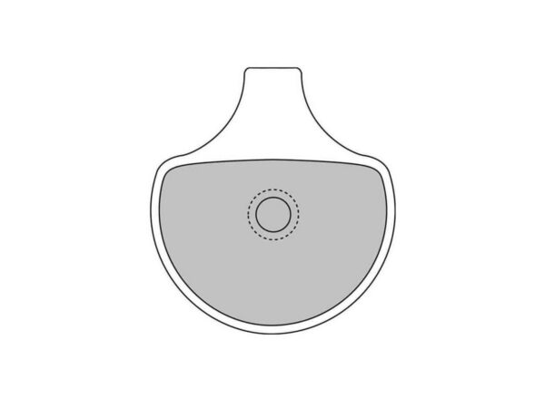Road Platinum Mid-Metallic Brake Pads Organic Front