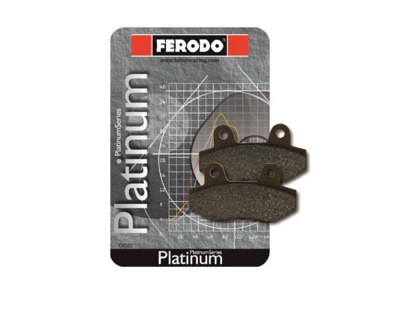 Road Platinum Mid-Metallic Brake Pads Organic Front — изображение 2