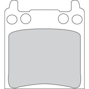 Road Platinum Mid-Metallic Brake Pads Organic