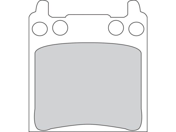 Road Platinum Mid-Metallic Brake Pads Organic