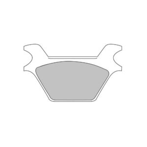 Road Platinum Mid-Metallic Brake Pads Organic Rear