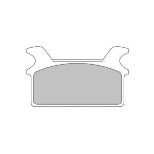 Road Platinum Mid-Metallic Brake Pads Organic Rear