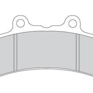 Road Platinum Mid-Metallic Brake Pads Organic Front