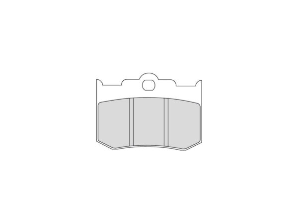 Road Platinum Mid-Metallic Brake Pads Organic