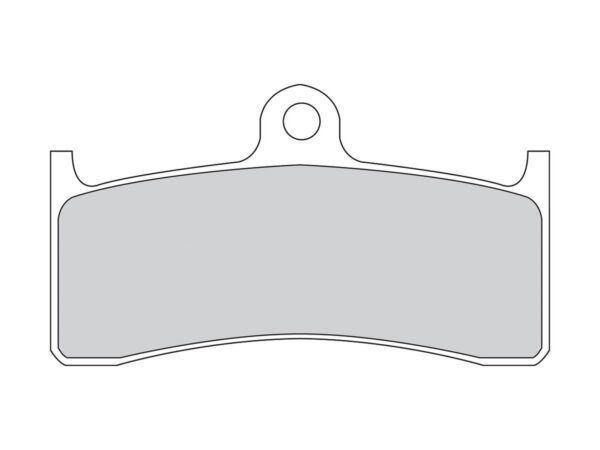Road Platinum Mid-Metallic Brake Pads Organic Front