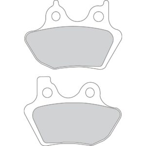 Road Platinum Mid-Metallic Brake Pads Organic Front Rear