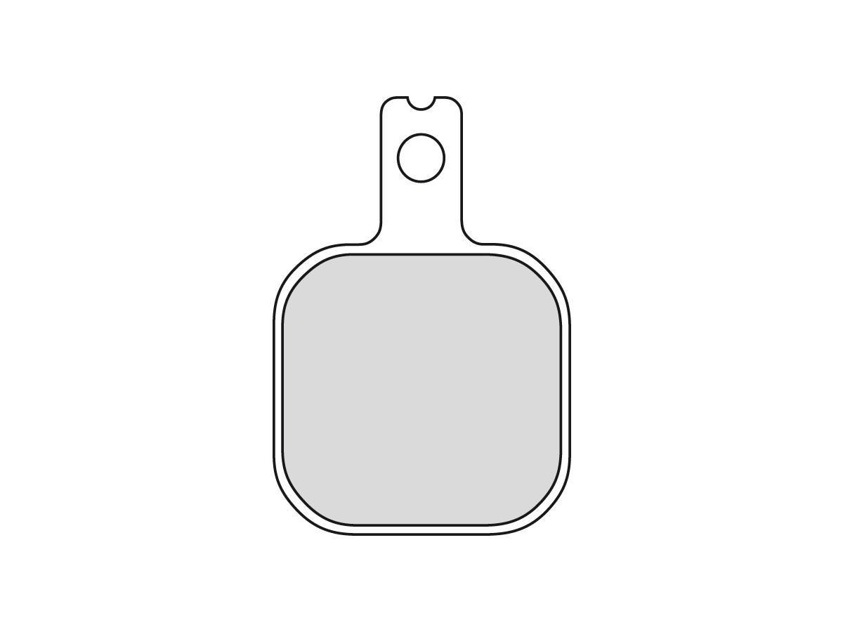 Road Platinum Mid-Metallic Brake Pads Organic