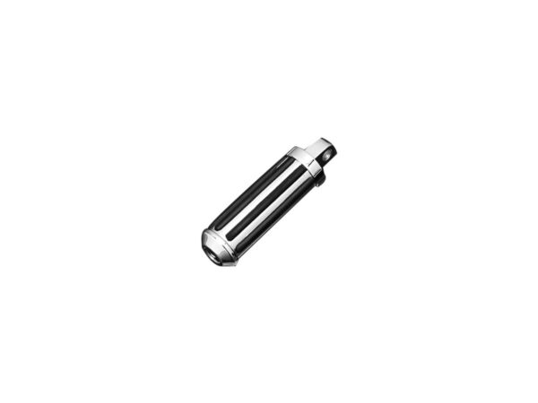 Chrome and Ribbed Rubber Pegs Small Chrome
