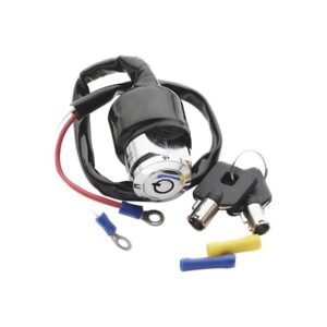 Ignition Switch Assembly with Barrel Style Key 2 wires