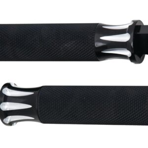 Deep Cut Fusion Footpeg Black, Anodized