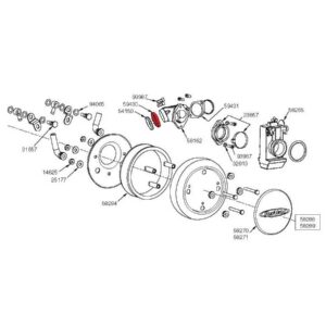 Rear Intake Manifold Flange for Evo Big Twin Models For Evo Models