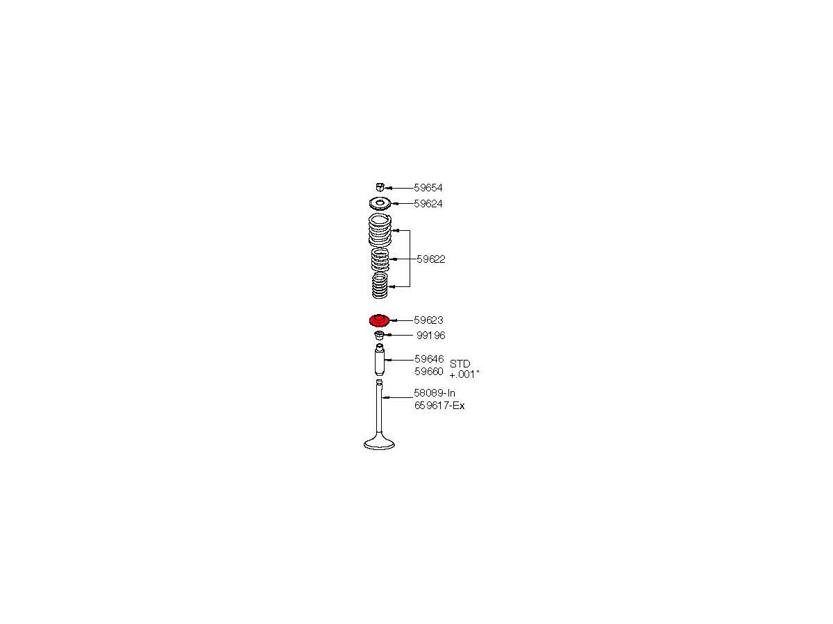 VALVE SPRING CUP Revtech Valve Spring Cup