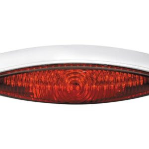 Snake Eye LED Taillight Chrome Red LED