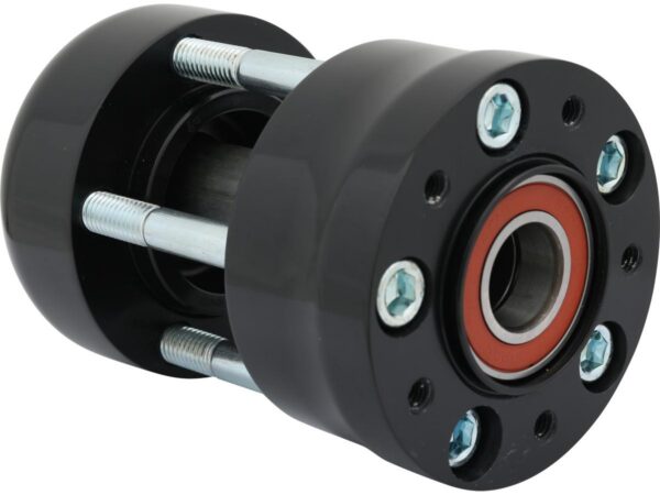 Single Rotor Front Wheel Hub Black Non-ABS Single Flange — изображение 2