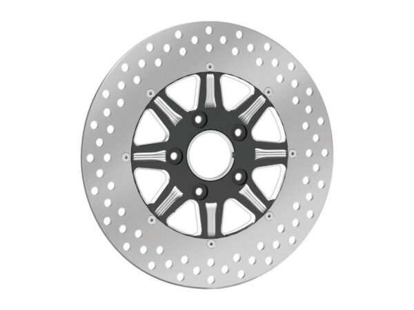 Velocity 2-Piece Brake Rotor Black Stainless Steel 11,8" Rear