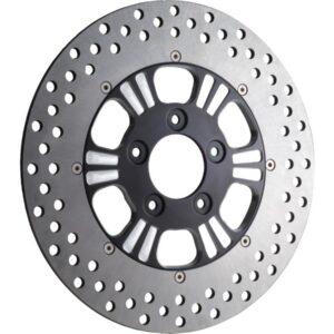 Dominator 2-Piece Brake Rotor Black Rear