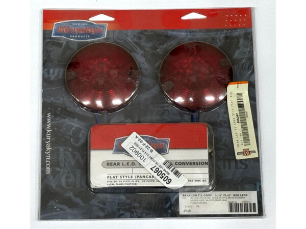 Rear LED Turn Signal Conversion, Flat Red Lens