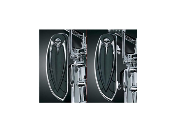 Driver Floorboard Relocation Brackets Chrome — изображение 2