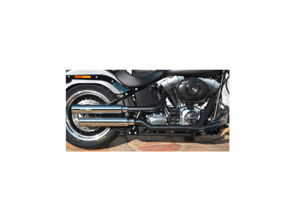 Gun Smooth Slip On Mufflers Donut End Cap Chrome Show Chrome — изображение 2