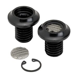 Radius Breather Bolts 1/2"-13 Black