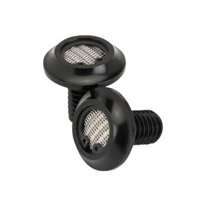 Radius Breather Bolts 3/8"-17 Black