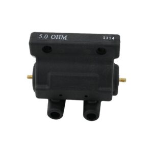 MotorFactory Ignition Coils Molded Case Black 5 Ohm Dual Fire