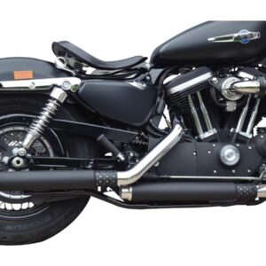 Gun Smooth Drilled Slip On Mufflers Drilled End Cap Black Black