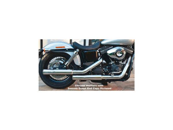 Gun Smooth Slip On Mufflers Donut End Cap Black Black — изображение 2