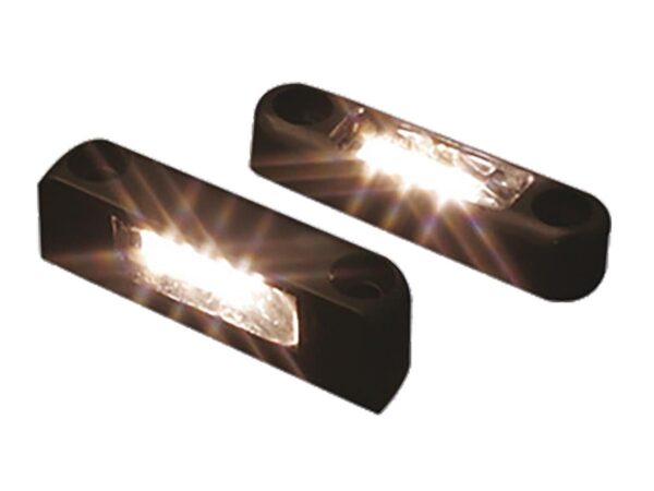 Top Fx LED Housing Amber LED Black Clear