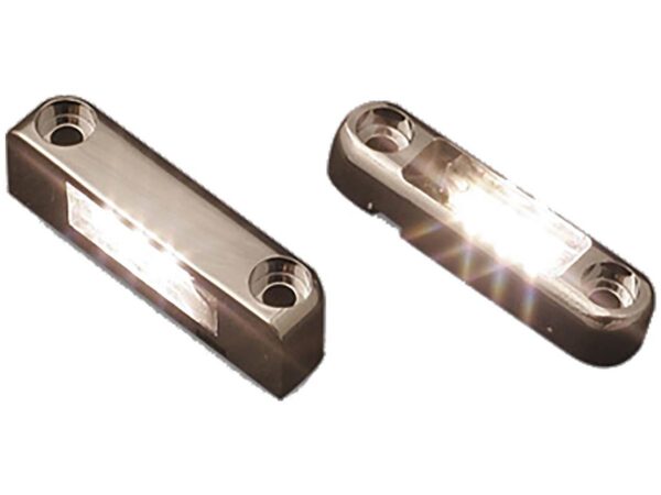 Side FX LED Housing Blue LED Chrome Clear