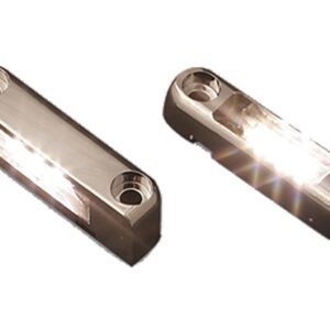 Side FX LED Housing White LED Chrome Clear