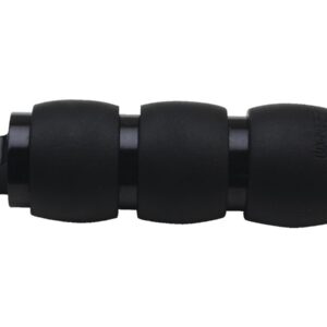 Velvet Air Cushion Footpegs Black, Anodized
