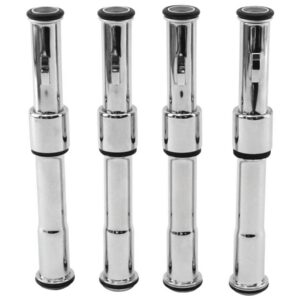Pushrod Cover Kit Chrome