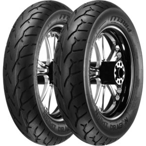 Night Dragon Tire 130/90 B-16 73H TL Reinforced Black Wall