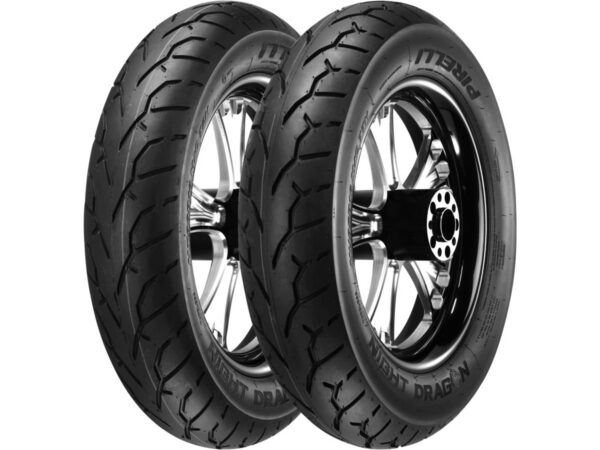 Night Dragon Tire 130/90 B-16 73H TL Reinforced Black Wall