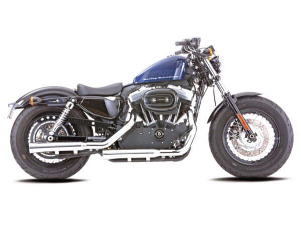 Double Groove Slip-On Mufflers Polished
