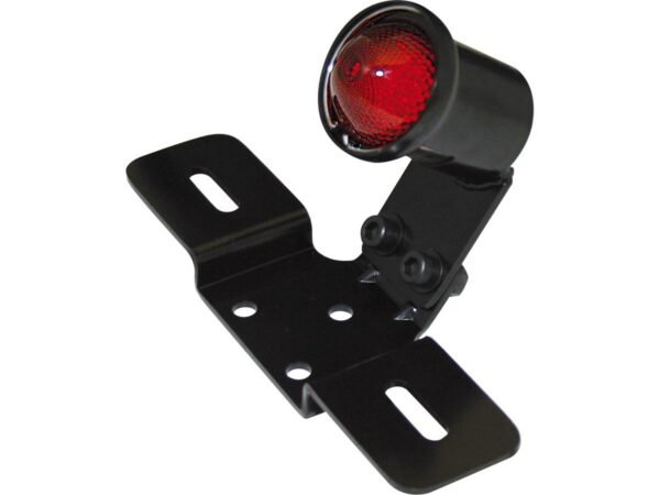 Old School Type 3 LED Taillight with License Plate Bracket Black LED