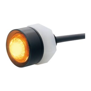 Mono LED Turn Signal Black Anodized Clear LED