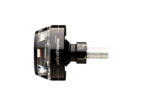 mo.blaze disc LED Bar End Turn Signal Right Side Black Anodized Clear LED — изображение 6
