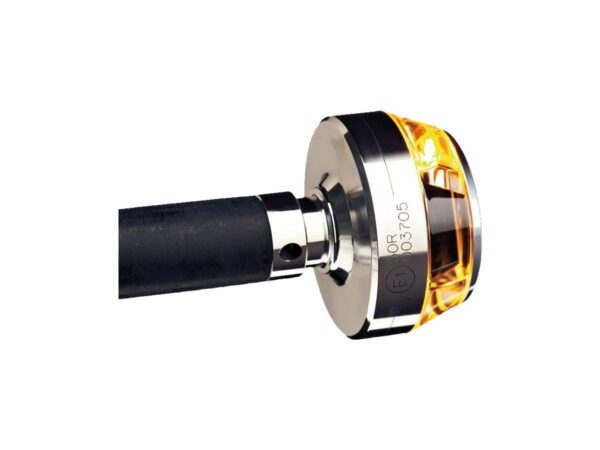 mo.blaze disc LED Bar End Turn Signal Right Side Aluminium Polished Clear LED — изображение 5