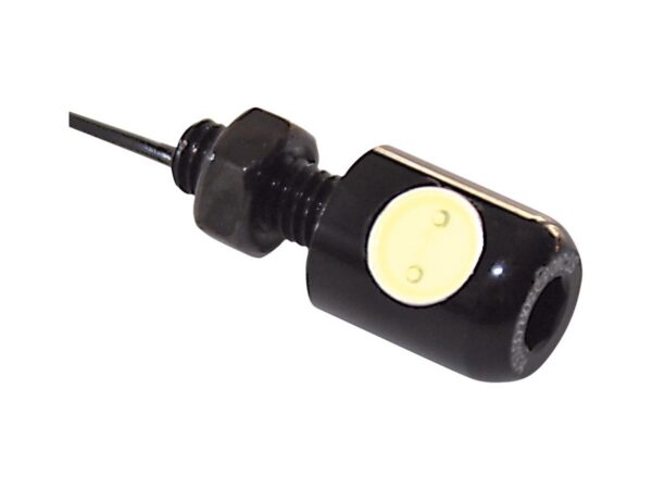 LED License Plate Light Black