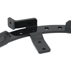 Coil And Ignition Key Relocation Kit Cylinder Bracket with Coil and Ignition Key Relocation Kit Black Powder Coated