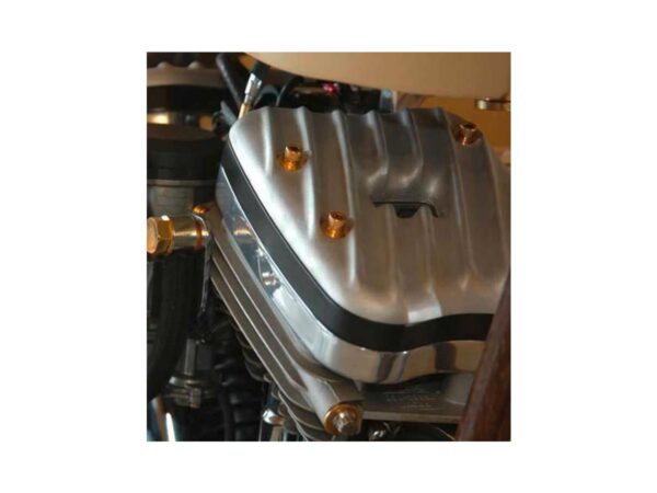Rocker Boxes for EvoSportster models, Polished Rocker Box Cover Aluminium Polished — изображение 2