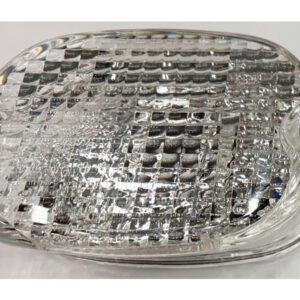 Laydown Taillight Lens 99-Early 03 models, clear lens, reflector and bottom tag window