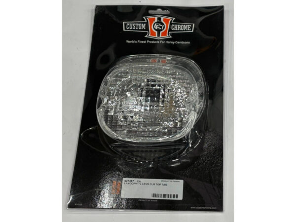 Laydown Taillight Lens 99-Early 03 models, clear lens, reflector and top tag window