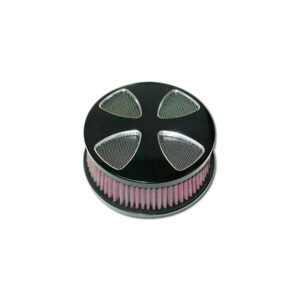 Smooth Cross Hi-Flow Air Cleaner Black