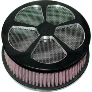 5-Spade Hi-Flow Air Cleaner Black Anodized