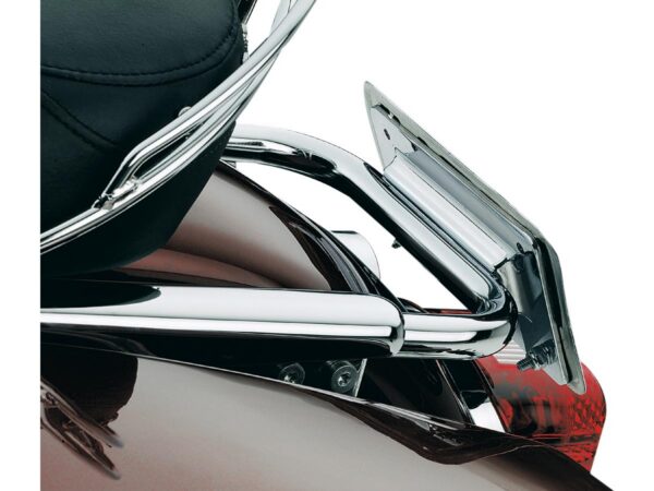 Lay Down License Plate Kit United States, for Road King or Road Glide OEM Mount Chrome