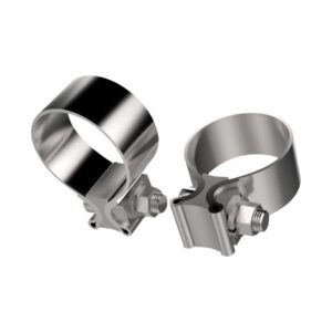 1 3/4" Muffler Clamps Stainless Steel